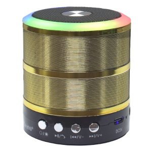 Bocina Bluetooth Portátil con Luz LED RGB 360°