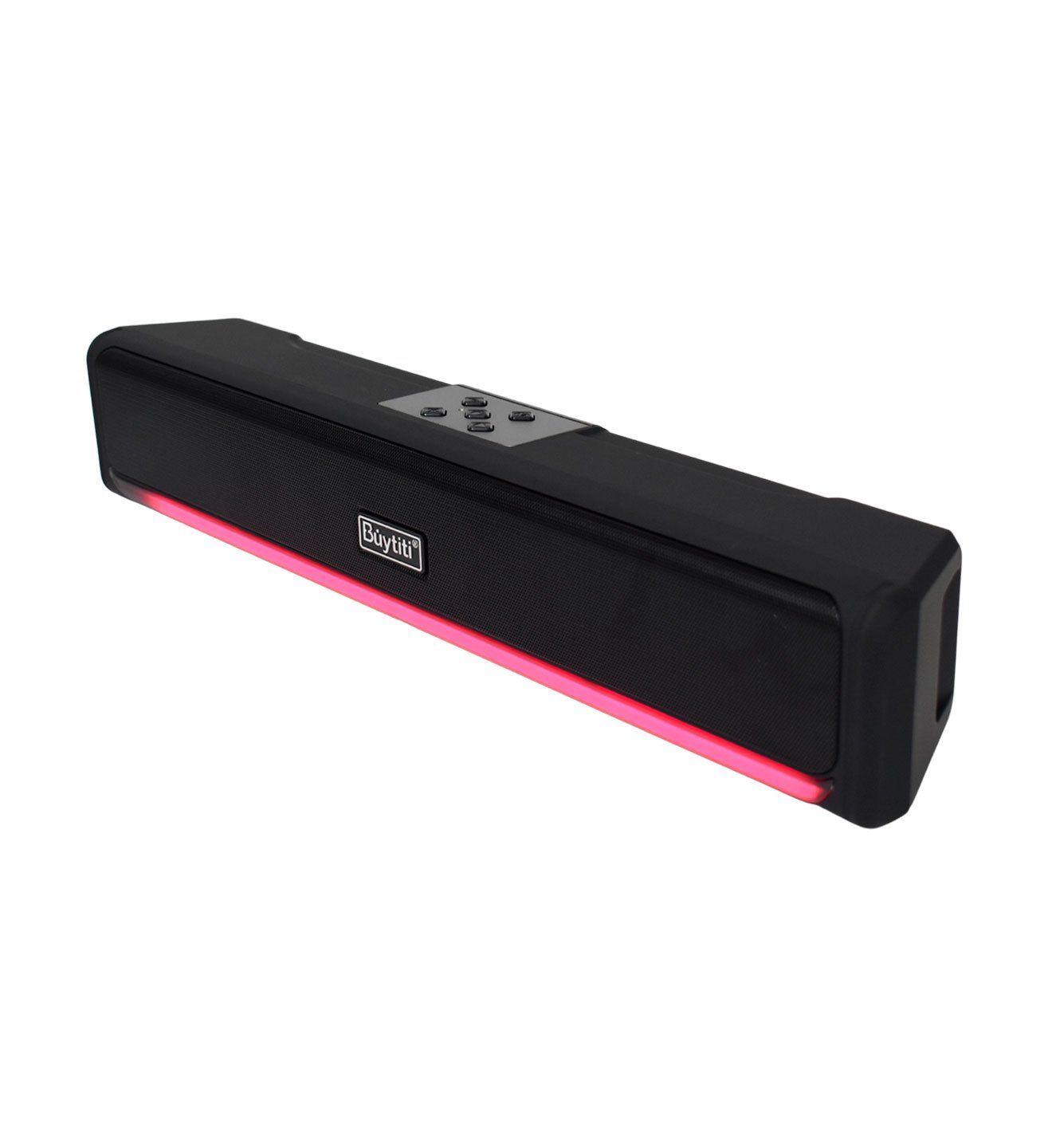 Barra de sonido Bluetooth con luces LED RGB, potentes altavoces estéreo