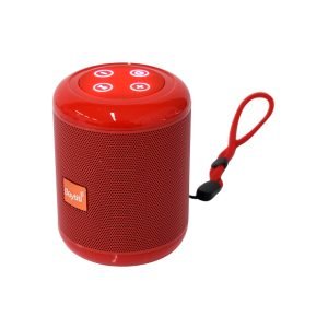 Bocina bluetooth con luz LED con correa de tela