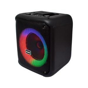 Bocina Bluetooth de 8″ con aro de luz LED y efecto estroboscópico