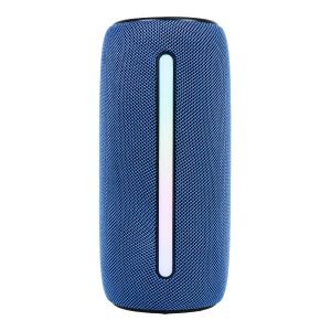 Bocina Bluetooth Portátil Forma de Cilindro con Luz LED