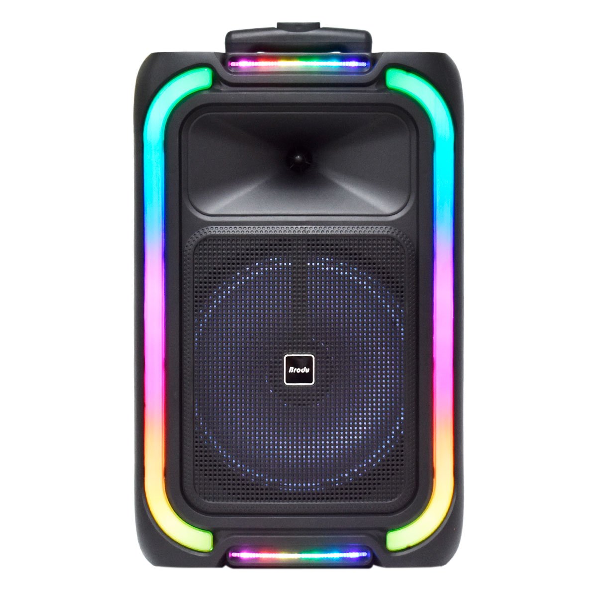 Bocina Bluetooth de 12″ Karaoke con Luz LED