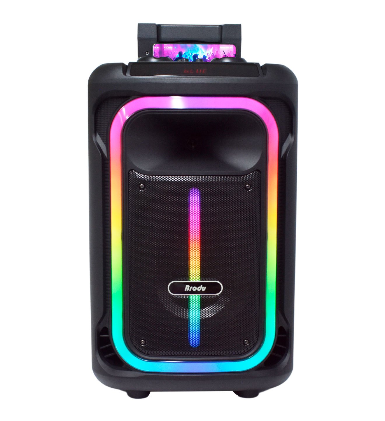 Bocina Bluetooth 12″ con soporte para celular