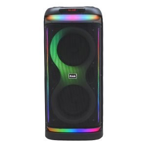 Bocina Bluetooth 8″ x2 con 2 Micrófonos Inalámbricos