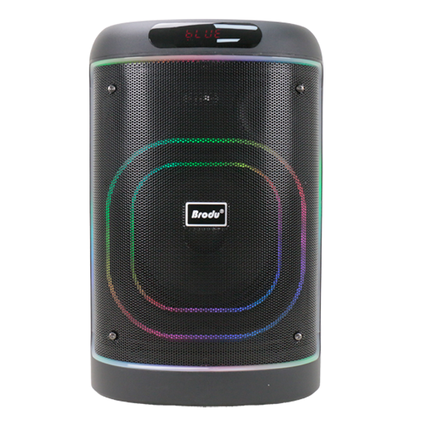 Bocina Bluetooth 8″ con 2 Micrófonos Inalámbricos