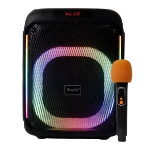 Bocina Bluetooth 8″ con Función TWS y Micrófono Inalámbrico