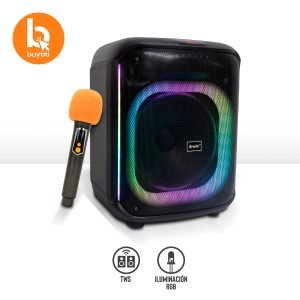 Bocina Bluetooth 12″ con Luz LED