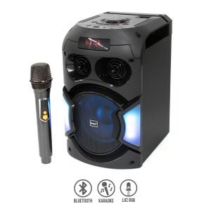 Bocina Bluetooth 6.5″ con Luz RGB