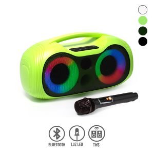 Bocina Bluetooth con Luz LED y Función TWS