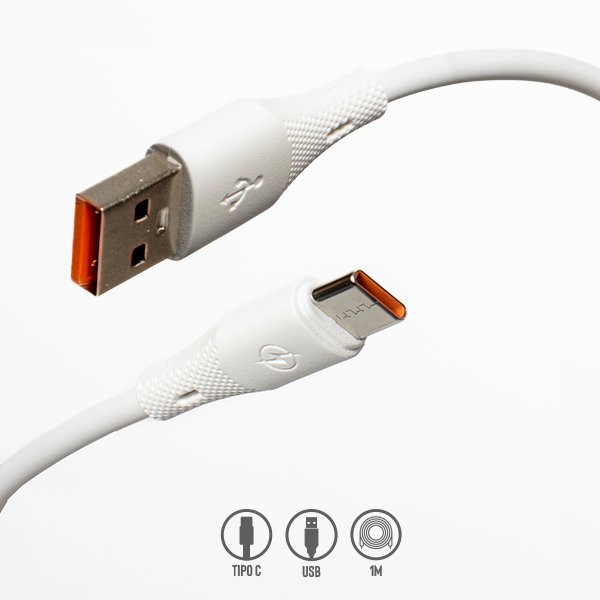 Cable USB/Tipo C de 1 m, Paquete de 20 Pzs