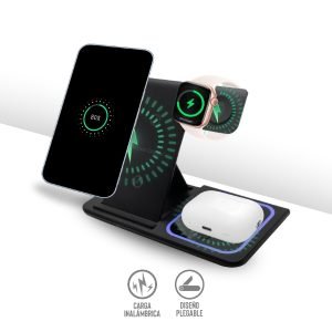 Cargador Inalámbrico 3 en 1