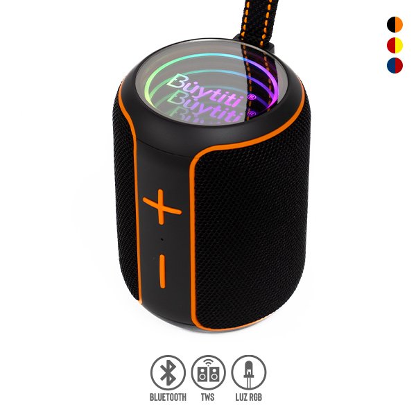 Bocina Bluetooth TWS con Luz RGB