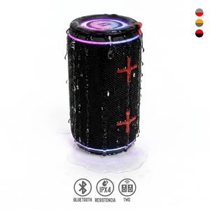 Bocina Bluetooth TWS con Luz RGB