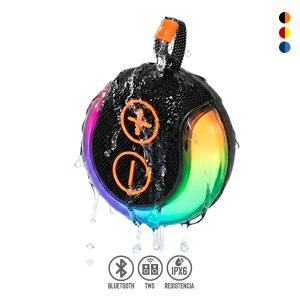 Bocina Bluetooth TWS con Luz RGB