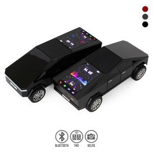 Bocina Bluetooth TWS con Pantalla LED, Diseño de Cybertruck