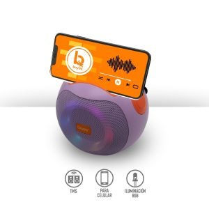 Bocina Bluetooth con Función TWS y Luz RGB