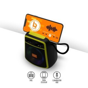 Bocina Bluetooth con Función TWS y Luz RGB