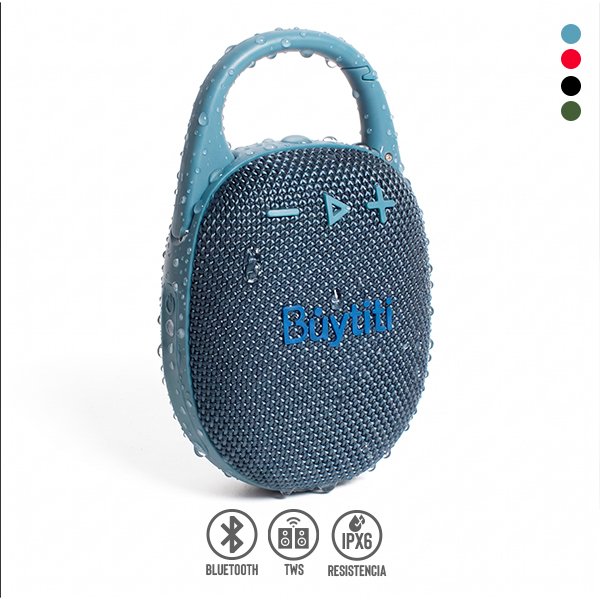 Bocina Bluetooth TWS con Agarradera para Bicicleta