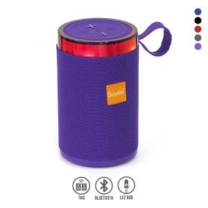 Bocina Bluetooth TWS con Luz LED
