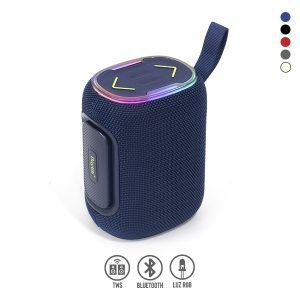Bocina Bluetooth TWS con Luz LED