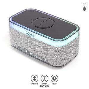 Reloj Despertador con Bocina Bluetooth