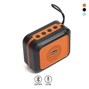 Bocina Bluetooth Portátil con Luz RGB