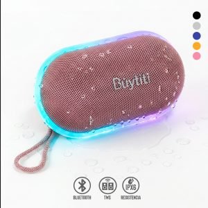 Bocina Píldora Bluetooth TWS y Luz RGB