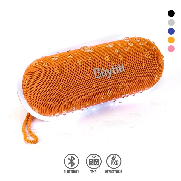 Bocina Píldora Bluetooth TWS y Luz RGB