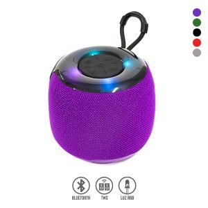 Bocina Bluetooth TWS con Luz LED