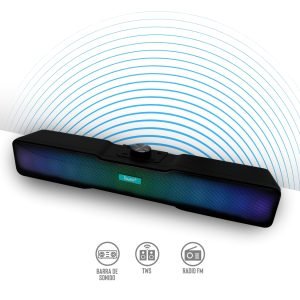 Barra de Sonido con Luz LED y Función TWS
