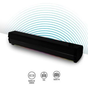 Barra de Sonido con Luz LED y Función TWS