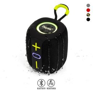 Bocina Bluetooth Contra Agua con Luz RGB
