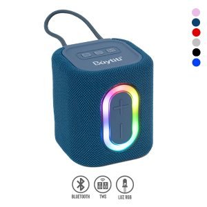 Bocina Bluetooth TWS con Luz RGB
