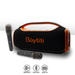 Bocina Bluetooth con Subwoofer y Luz LED