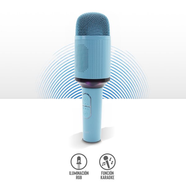 Micrófono Karaoke con Bluetooth y Conexión TWS