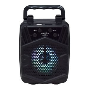 Bocina Bluetooth 3″ Luz LED y Soporte para Celular