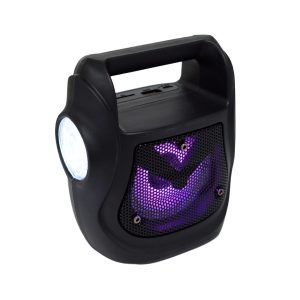 Bocina Bluetooth 3″ con Luz LED y Linterna