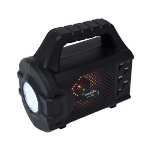 Bocina Bluetooth 3″ con Linterna y Panel Solar