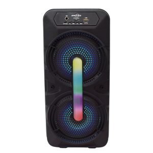 Bocina Bluetooth 6.5″x2 luz LED
