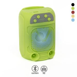 Bocina Bluetooth 3″ TWS con Luz RGB