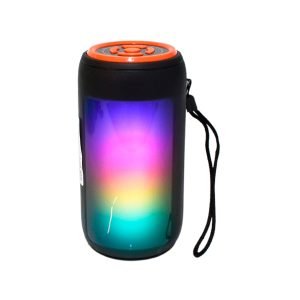 Bocina Bluetooth Portátil 2″ Luz LED Similar a una Flama