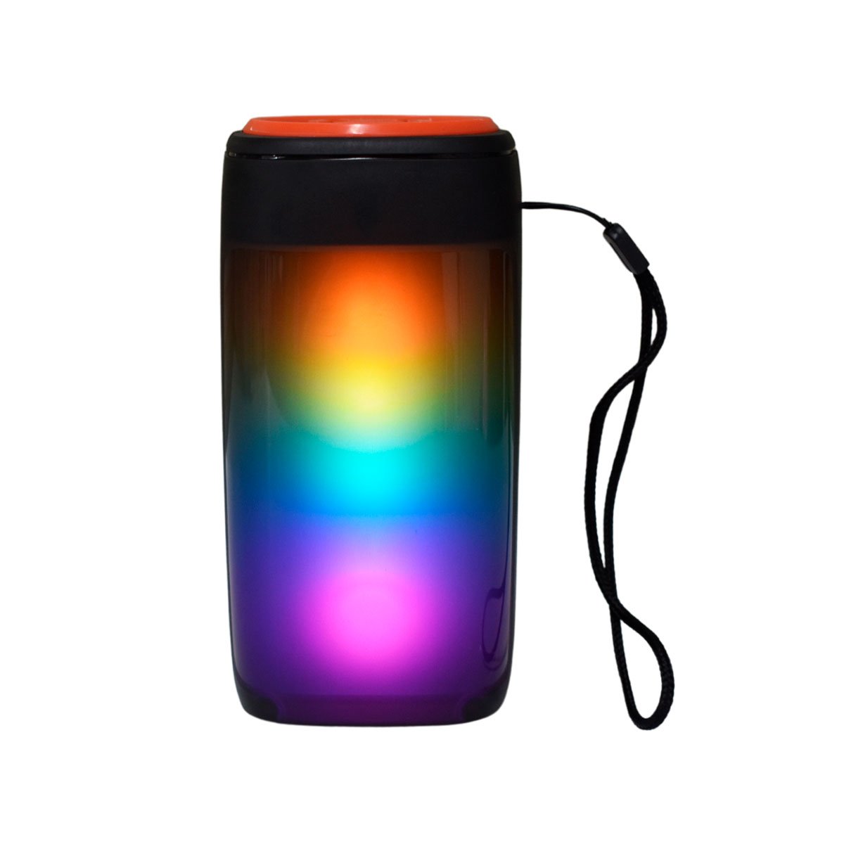 Bocina Bluetooth Portátil 2″ Luz LED Similar a una Flama