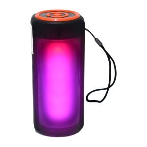 Bocina Bluetooth portátil con luces tipo llama