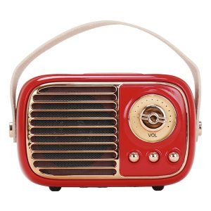 Bocina Portátil Bluetooth con Diseño de Radio