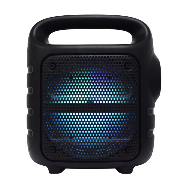 Bocina Bluetooth 6.5″ con Linterna y Correa