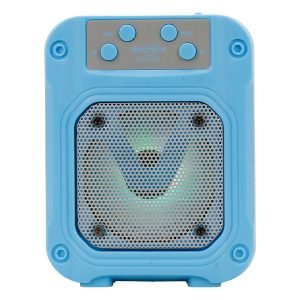 Bocina Bluetooth 3″ con Luz LED y Panel Solar
