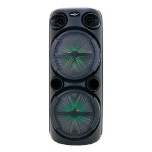 Bocina Bluetooth 8″ x 2 con Luz LED