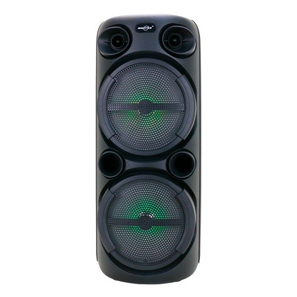 Bocina Bluetooth 8″ x 2 con Luz LED
