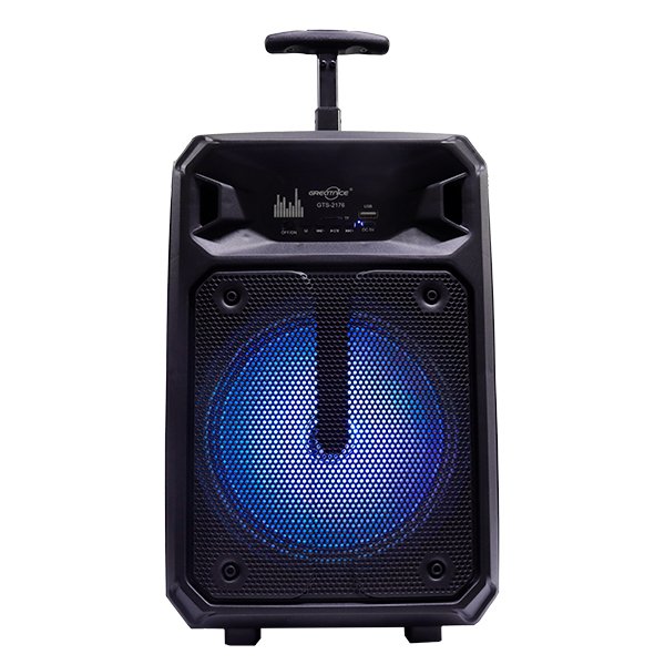 Bocina Bluetooth LED 8″ con Micrófono