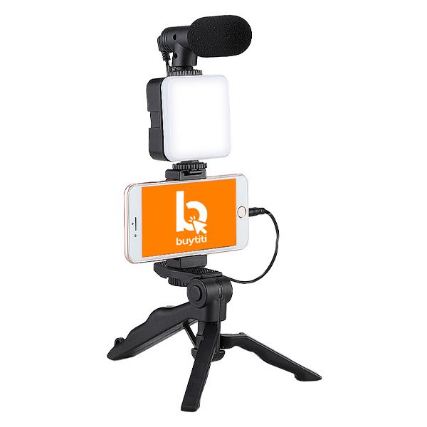 Soporte para Celular con Luz LED y Micrófono